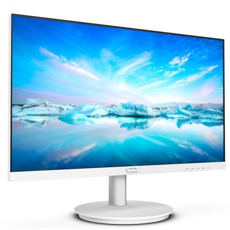 Philips V-line 241V8AW - LED monitor - 24" (23.8" viewable) - 1920 x 1080 Full HD (1080p) @ 75 Hz - IPS - 250 cd / m² - 1000:1 - 4 ms - HDMI, VGA - speakers - textured white - 1