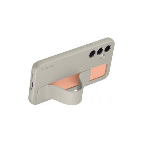 Samsung EF-GA556 - Back cover for mobile phone - silicone - grey - for Galaxy A55 - 2