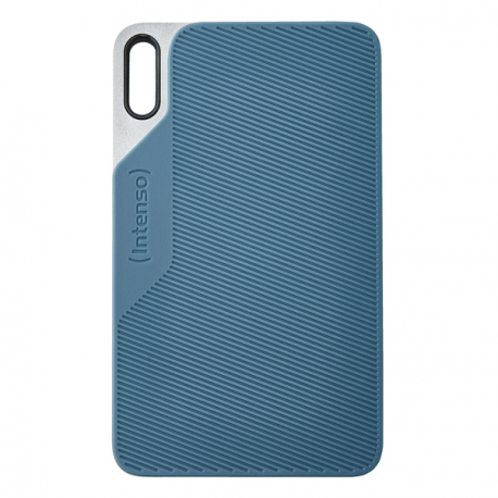 Intenso TX100 - SSD - 250 GB - external (portable) - USB 3.2 Gen 1x1 (USB-C connector) - grey-blue - 6