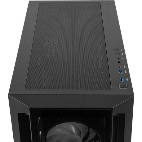 Chieftec Gamer Series APEX - Tower - ATX - windowed side panel (tempered glass) - no power supply (ATX) - black - USB / Audio - 4