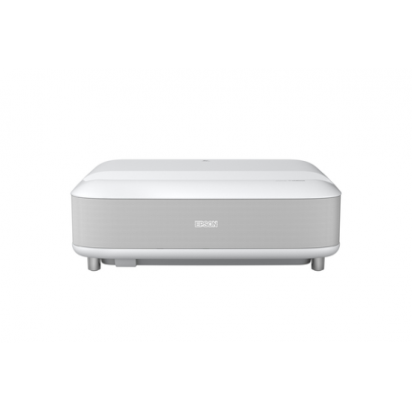 Epson EH-LS650W - 3LCD projector - 3600 lumens (white) - 3600 lumens (colour) - 16:9 - 4K - ultra short-throw lens - 802.11ac wireless - white - Android TV - 11