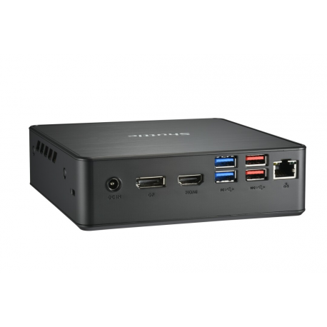 Shuttle XPC nano NC40U7 - Barebone - mini PC - 1 x Core i7 1255U  /  1.7 GHz - RAM 0 GB - UHD Graphics 620 - GigE - black - 6