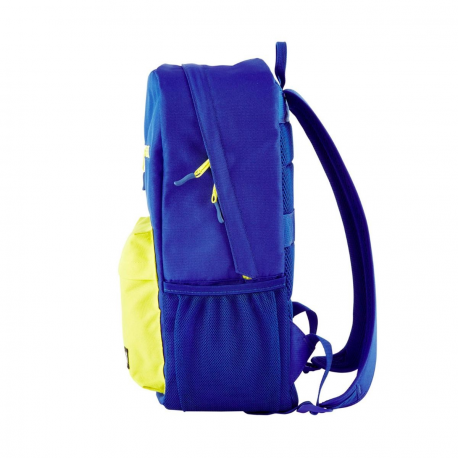 HP - Campus - notebook carrying backpack - 15.6" - blue, lime - 3
