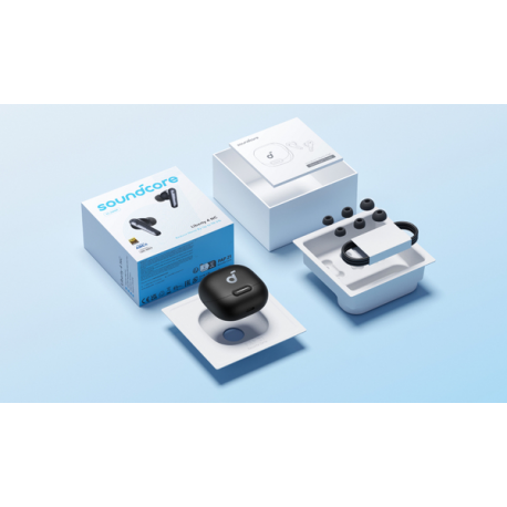 Soundcore Liberty 4 NC - True wireless earphones with mic - in-ear - Bluetooth - active noise cancelling - velvet black - 1