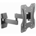 Gembird WM-42ST-01 - Mounting kit (full motion wall mount) - for TV - plastic, steel - black - screen size: 23"-42"