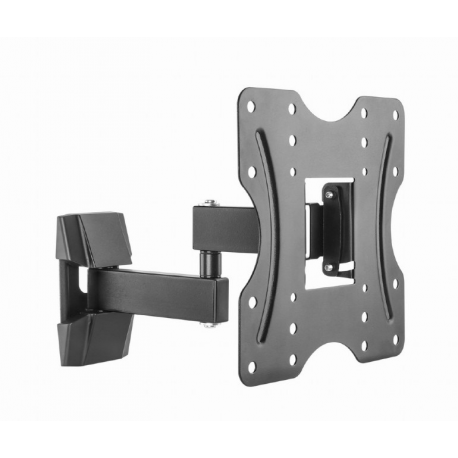 Gembird WM-42ST-01 - Mounting kit (full motion wall mount) - for TV - plastic, steel - black - screen size: 23"-42" - 1