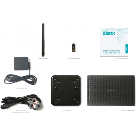 ZOTAC ZBOX C Series CI669 - Barebone - mini PC - 1 x Core i7 1355U  /  1.7 GHz - RAM 0 GB - Intel Iris Xe Graphics - GigE, 2.5 GigE, Bluetooth 5.2, Wi-Fi 6 - WLAN: 802.11a / b / g / n / ac / ax, Bluetooth 5.2 - 6