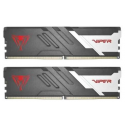 Patriot Viper Venom DDR5 series - DDR5 - kit - 32 GB: 2 x 16 GB - DIMM 288-pin - 6400 MHz  /  PC5-51200 - CL32 - 1.4 V - unbuffered - on-die ECC - silver, red, matte black