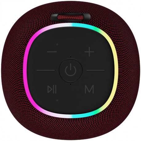 Canyon BSP-8 - Speaker - for portable use - wireless - Bluetooth - USB - 10 Watt - burgundy - 6