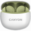 Canyon TWS-5 - True wireless earphones with mic - in-ear - Bluetooth - green
