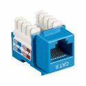Black Box Value Line CAT6 - Modular insert - CAT 6 - RJ-45 - blue (pack of 25)