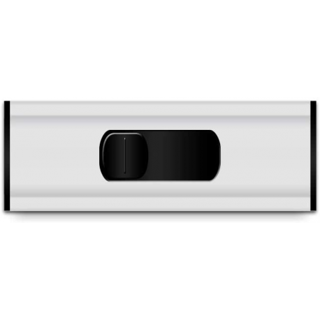 MediaRange - USB flash drive - 128 GB - USB 3.0 - black, silver - 2