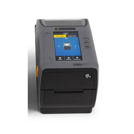 Zebra ZD611 - Label printer - thermal transfer - Roll (6 cm) - 300 dpi - up to 152 mm/sec - USB 2.0, LAN, USB host, Bluetooth 5.0 LE - peeler - 0