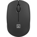 Natec STORK - Mouse - optical - 3 buttons - wireless - 2.4 GHz - USB wireless receiver - black