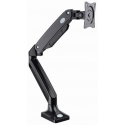 Gembird MA-DA-03 - Mounting kit (desk clamp mount, 2 articulating arms, notebook tray, grommet clamp) - for monitor / notebook - plastic, steel - fine texture black - screen size: up to 32" (monitor) / up to 15.6" (notebook) - desktop