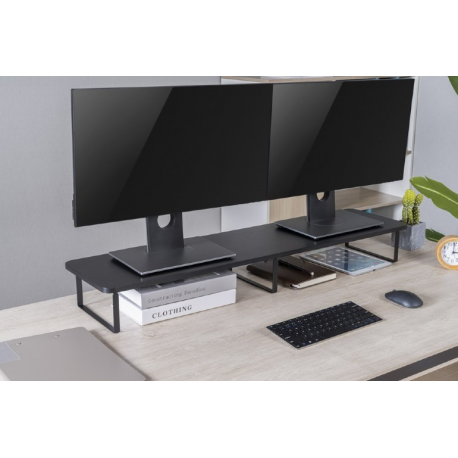 Gembird - Monitor stand - fine texture black - 7