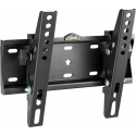 Gembird WM-42T-02 - Mounting kit (wall mount) - for TV - tilt - steel - fine texture black - screen size: 23"-42"