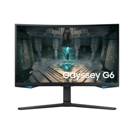 Samsung Odyssey G6 S27BG650EU - G65B Series - LED monitor - Smart - gaming - curved - 27" - 2560 x 1440 QHD @ 240 Hz - VA - 350 cd/m² - 2500:1 - DisplayHDR 600 - 1 ms - 2xHDMI, DisplayPort - speakers - black - 0