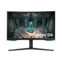 Samsung Odyssey G6 S27BG650EU - G65B Series - LED monitor - Smart - gaming - curved - 27" - 2560 x 1440 QHD @ 240 Hz - VA - 350 cd/m² - 2500:1 - DisplayHDR 600 - 1 ms - 2xHDMI, DisplayPort - speakers - black