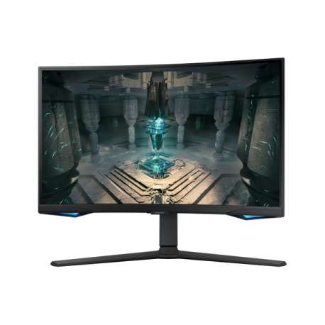 Samsung Odyssey G6 S27BG650EU - G65B Series - LED monitor - Smart - gaming - curved - 27" - 2560 x 1440 QHD @ 240 Hz - VA - 350 cd/m² - 2500:1 - DisplayHDR 600 - 1 ms - 2xHDMI, DisplayPort - speakers - black - 10