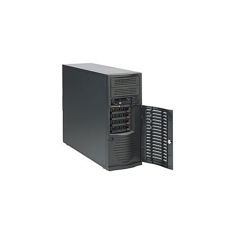 Supermicro SC733 TQ-668B - Tower - extended ATX - SATA/SAS - hot-swap 668 Watt - black - USB - 0