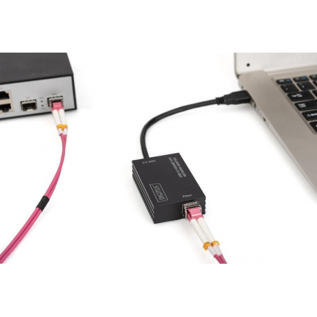 DIGITUS DN-3026 - network adapter - USB 3.0 - Gigabit SFP x 1 - 2