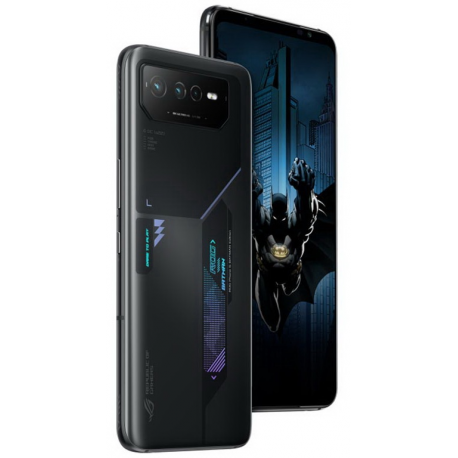 ASUS ROG Phone 6 - Batman Edition - 5G smartphone - dual-SIM - RAM 12 GB  /  Internal Memory 256 GB - OLED display - 6.78" - 2448 x 1080 pixels (165 Hz) - 3x rear cameras 50 MP, 13 MP, 5 MP - front camera 12 MP - night black - 2