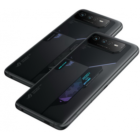 ASUS ROG Phone 6 - Batman Edition - 5G smartphone - dual-SIM - RAM 12 GB  /  Internal Memory 256 GB - OLED display - 6.78" - 2448 x 1080 pixels (165 Hz) - 3x rear cameras 50 MP, 13 MP, 5 MP - front camera 12 MP - night black - 4