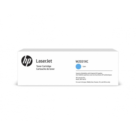 HP 415X Cyan Contractual LaserJet Toner Cartridge - 1