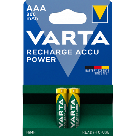 Varta 1x2 LL Accu AAA NiMH 800 mAH - 2