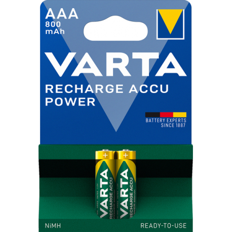 Varta 1x2 LL Accu AAA NiMH 800 mAH - 9