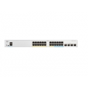 Cisco Catalyst 1300-24MGP-4X - Switch - L3 - Managed - 24 x 10 / 100 / 1000 (PoE+) + 4 x 10 Gigabit SFP+ - rack-mountable - PoE+ (195 W)