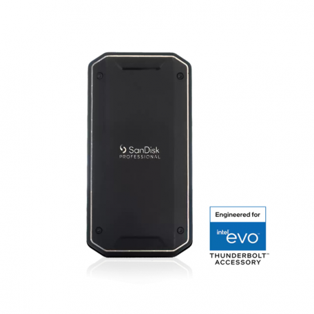 SanDisk Professional PRO-G40 - SSD - 4 TB - external (portable) - USB 3.2 Gen 2 / Thunderbolt 3 (USB-C connector) - black - 2