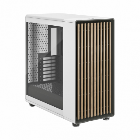 Fractal Design North XL - Tower - extended ATX - windowed side panel (tempered glass) - no power supply (ATX) - chalk white - USB / Audio / Mic - 38
