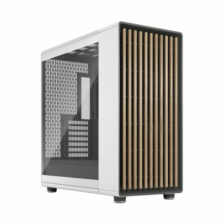 Fractal Design North XL - Tower - extended ATX - windowed side panel (tempered glass) - no power supply (ATX) - chalk white - USB / Audio / Mic - 41