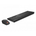 Lenovo Essential Wireless Combo Gen 2 - Keyboard and mouse set - wireless - 2.4 GHz - German - black