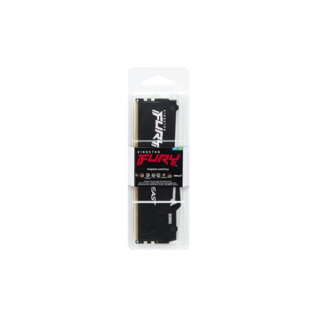 Kingston FURY Beast RGB - DDR5 - module - 32 GB - DIMM 288-pin - 6000 MHz / PC5-48000 - CL30 - 1.4 V - unbuffered - on-die ECC - black - 28