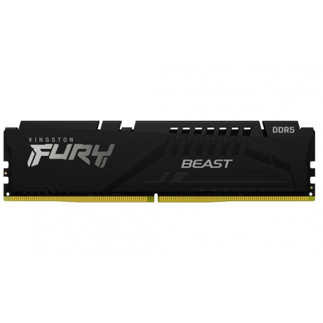 Kingston FURY Beast - DDR5 - kit - 16 GB: 2 x 8 GB - DIMM 288-pin - 6000 MHz  /  PC5-48000 - CL30 - 1.4 V - unbuffered - on-die ECC - black - 1