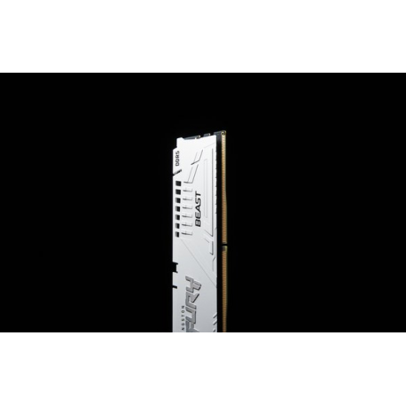 Kingston FURY Beast - DDR5 - kit - 32 GB: 2 x 16 GB - DIMM 288-pin - 6000 MHz / PC5-48000 - CL30 - 1.4 V - unbuffered - on-die ECC - white - 4