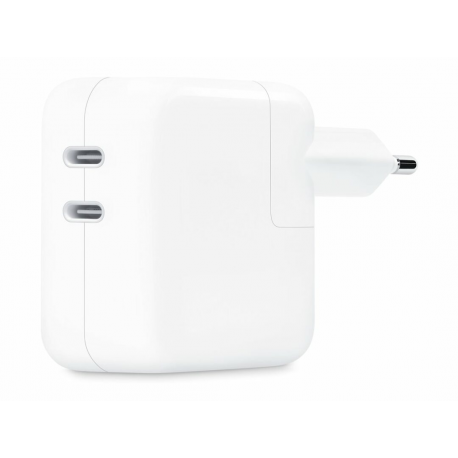 Apple - Power adapter - 35 Watt - 2 output connectors (24 pin USB-C) - 0