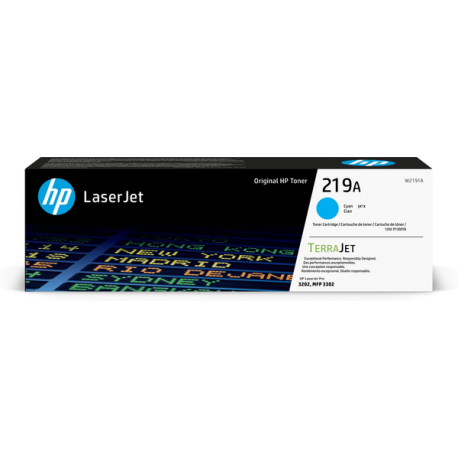HP 219A - Cyan - original - LaserJet - toner cartridge (W2191A) - 2
