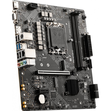 MSI PRO H610M-G - Motherboard - micro ATX - LGA1700 Socket - H610 Chipset - USB 3.2 Gen 1 - Gigabit LAN - onboard graphics (CPU required) - HD Audio (8-channel) - 3