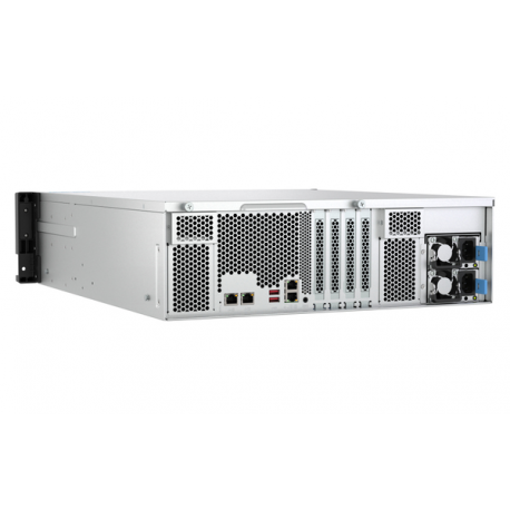 QNAP TS-H1677XU-RP - NAS server - 16 bays - rack-mountable - SATA 6Gb / s - RAID RAID 0, 1, 5, 6, 10, 50, JBOD, 60 - RAM 32 GB - Gigabit Ethernet  /  2.5 Gigabit Ethernet  /  5 Gigabit Ethernet  /  10 Gigabit Ethernet - iSCSI support - 3U - 5