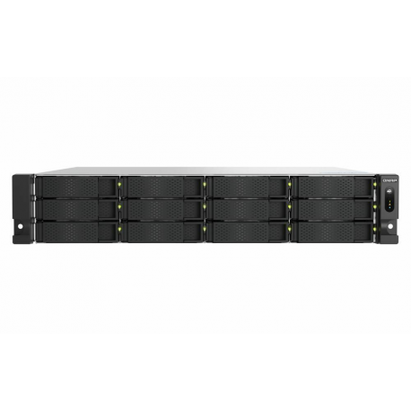 QNAP TS-H1277AXU-RP - NAS server - 12 bays - rack-mountable - SATA 6Gb / s - RAID RAID 0, 1, 5, 6, 10, 50, JBOD, 60 - RAM 16 GB - 2.5 Gigabit Ethernet / 10 Gigabit Ethernet - iSCSI support - 2U - 0