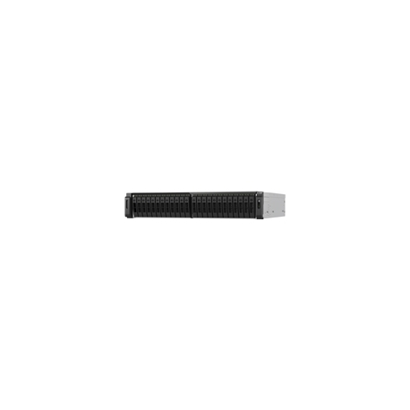 QNAP TS-H3077AFU-R5 - NAS server - 30 bays - rack-mountable - SATA 6Gb / s - RAID RAID 0, 1, 5, 6, 10, 50, JBOD, 60 - RAM 32 GB - 2.5 Gigabit Ethernet / 10 Gigabit Ethernet - iSCSI support - 2U - 0