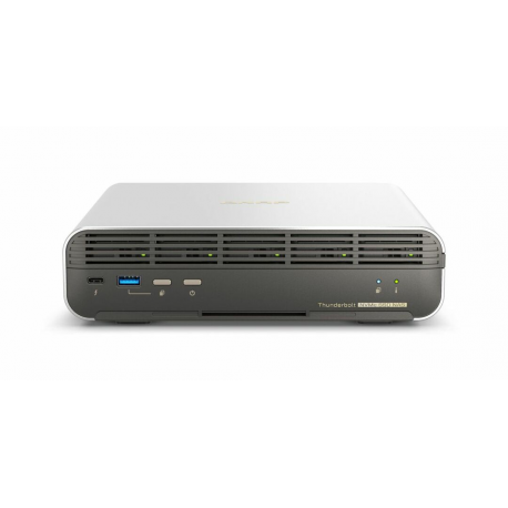 QNAP TBS-H574TX - NAS server - 5 bays - RAID RAID 0, 1, 5, 6, 10, 50, JBOD, 60, 60 hot spare - RAM 12 GB - 2.5 Gigabit Ethernet  /  10 Gigabit Ethernet - iSCSI support - 0