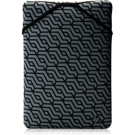HP Reversible Protective - Notebook sleeve - 15.6" - black, geometric - for ENVY Laptop 15; ENVY x360 Laptop; Laptop 15; Pavilion x360 Laptop; Spectre x360 Laptop - 0