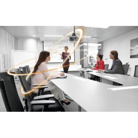 Vogel's Professional PPC 1540 - Mounting kit (ceiling mount, interface plate, telescopic pole) - Flat - for projector - silver - ceiling mountable - 1