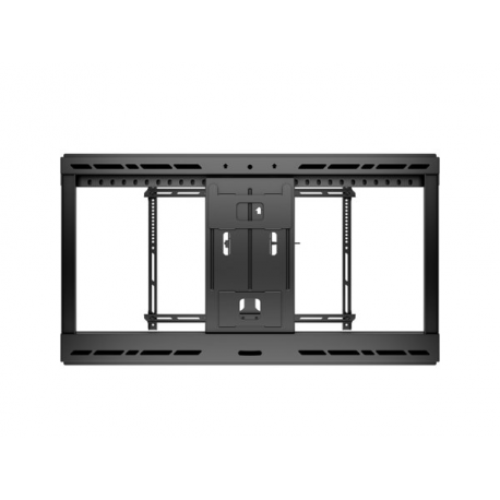 Multibrackets M Universal Flexarm Pro Dual HD Offset - Mounting kit (bracket) - full-motion - for flat panel - solid steel - black - screen size: 42"-100" - wall-mountable - 3
