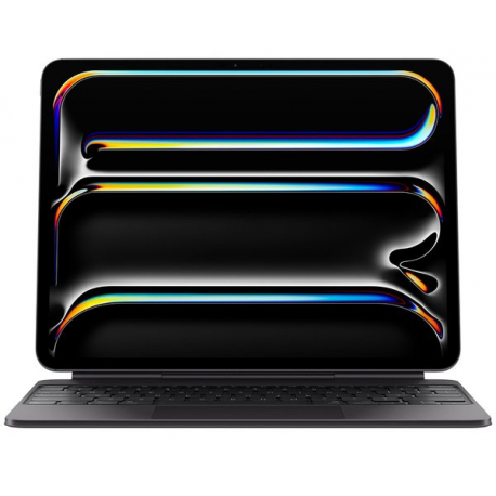 Apple Magic Keyboard - Keyboard and folio case - with trackpad - backlit - Apple Smart connector - Swedish - black - 5